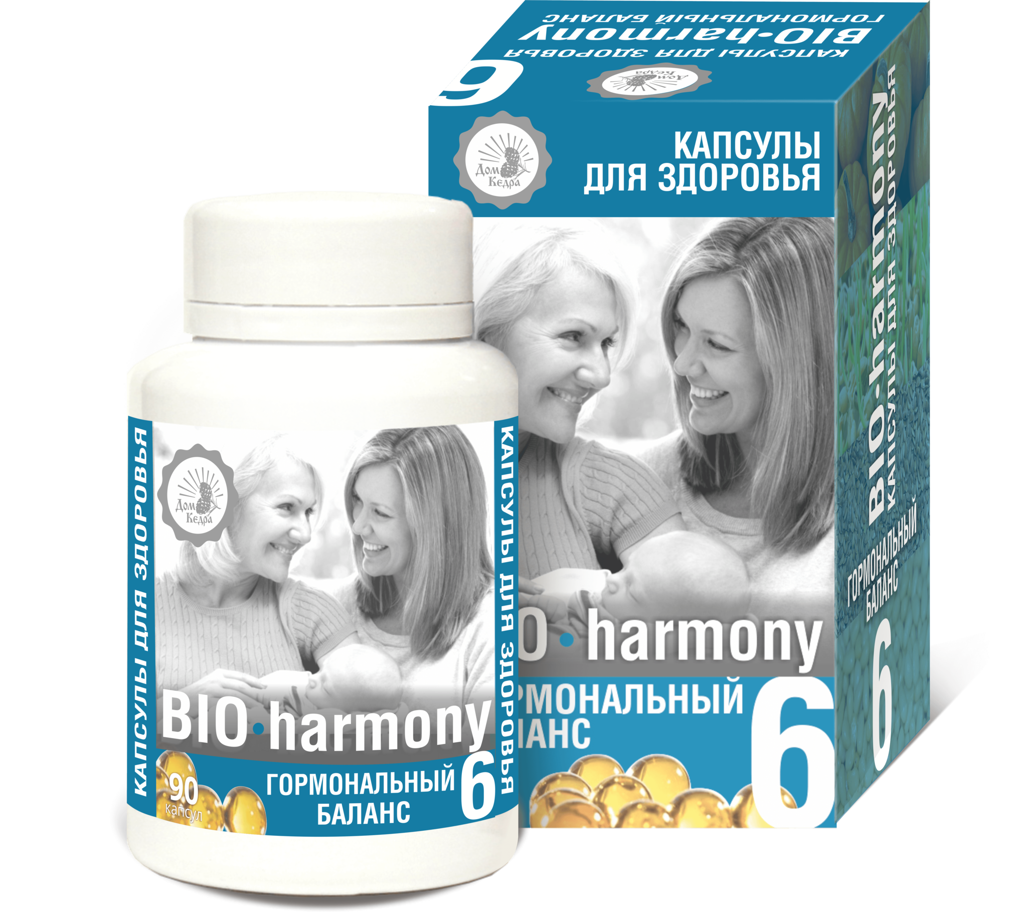 Капсулы здоровья Гормональный баланс BIO-harmony, Дом Кедра, 90 капсул |  Купить в Витаминка.ру