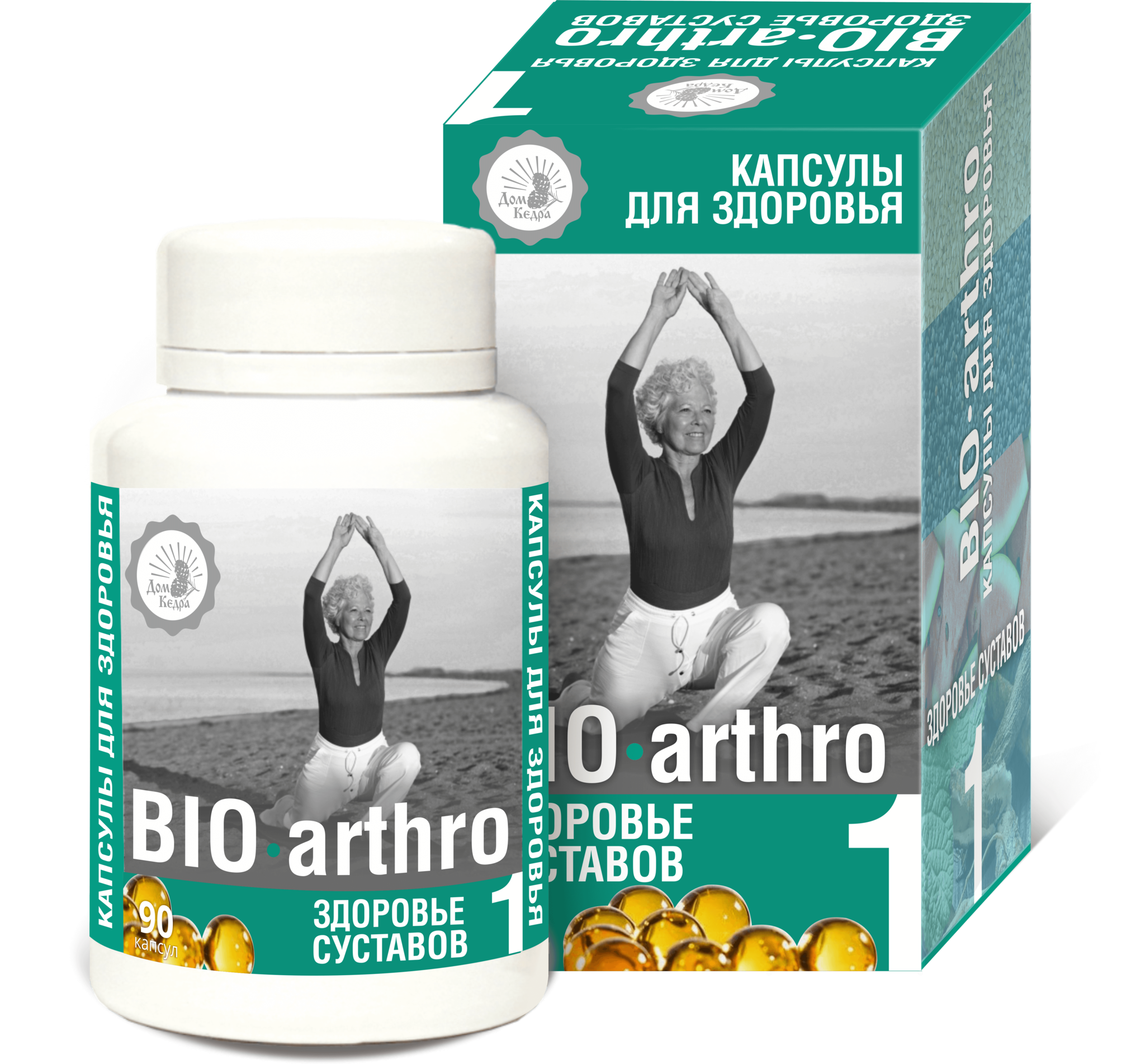 Капсулы здоровья, Здоровье суставов BIO-arthro, Дом Кедра, 90 капсул |  Купить в Витаминка.ру