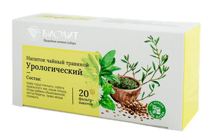 Чай урологический №30, Биолит, фильтр-пакеты 20 шт