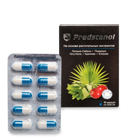 Predstanol (Предстанол) для предстательной железы, Сашера-мед, 10 капсул