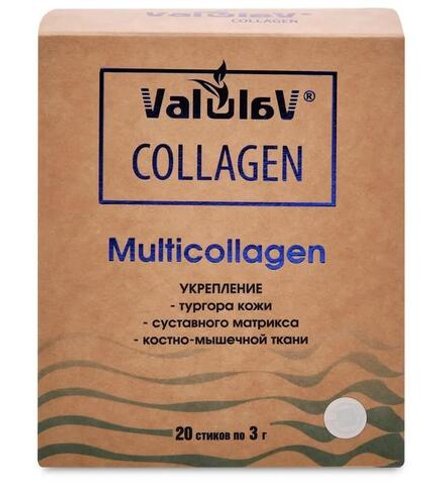 Мультиколлаген ValulaV Collagen, Сашера-Мед, 20 стиков