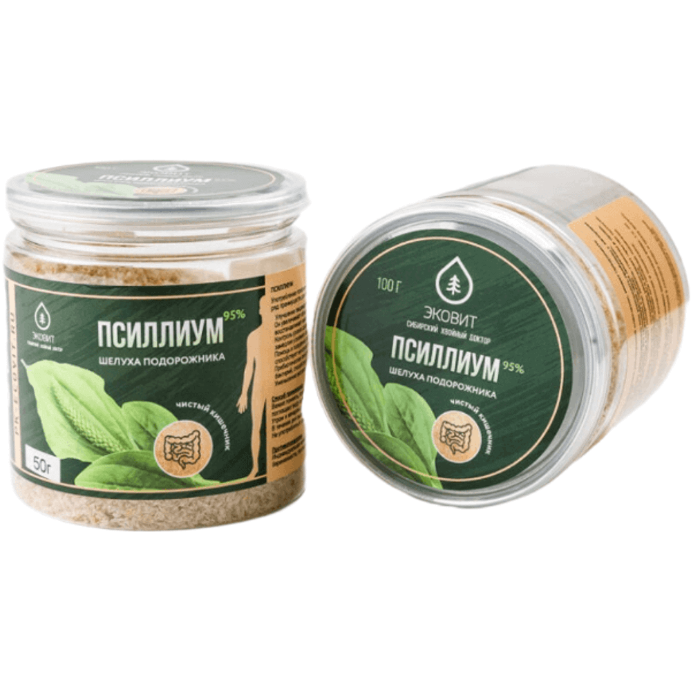 Псиллиум шелуха, Эковит, 100 г 2