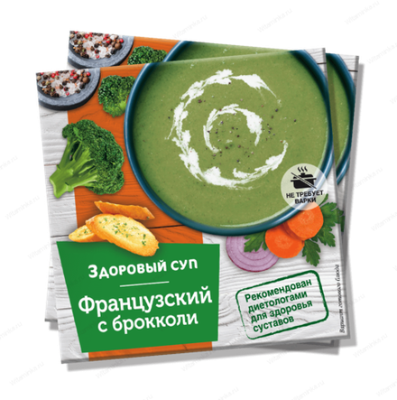 Здоровый суп Французский с брокколи, Дом Кедра, 30 гр в упаковке