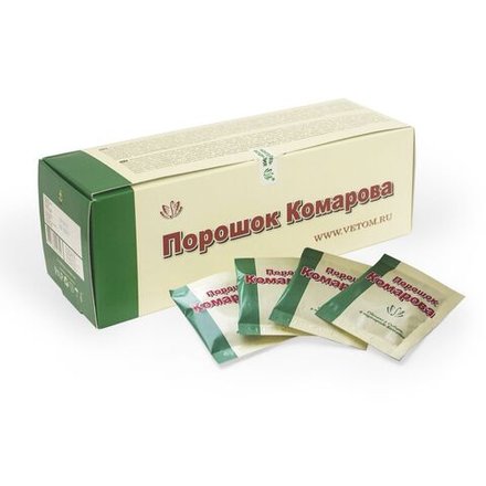 Порошок Комарова, Исследовательский Центр, (40 пакетиков по 2,5 гр)