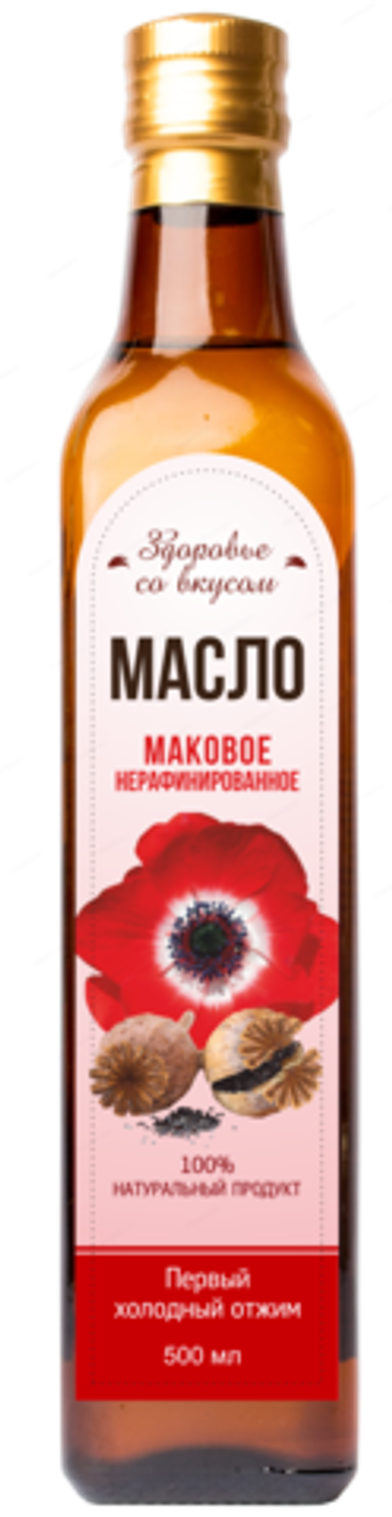 Масло маковое нерафинированное, Дом Кедра, 500 мл