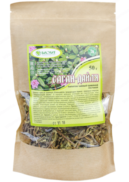 Напиток чайный травяной Саган Дайля, Биолит, 50 гр