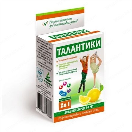 Детские витамины Талантики иммуномодулирующие, Юг, 70 гр