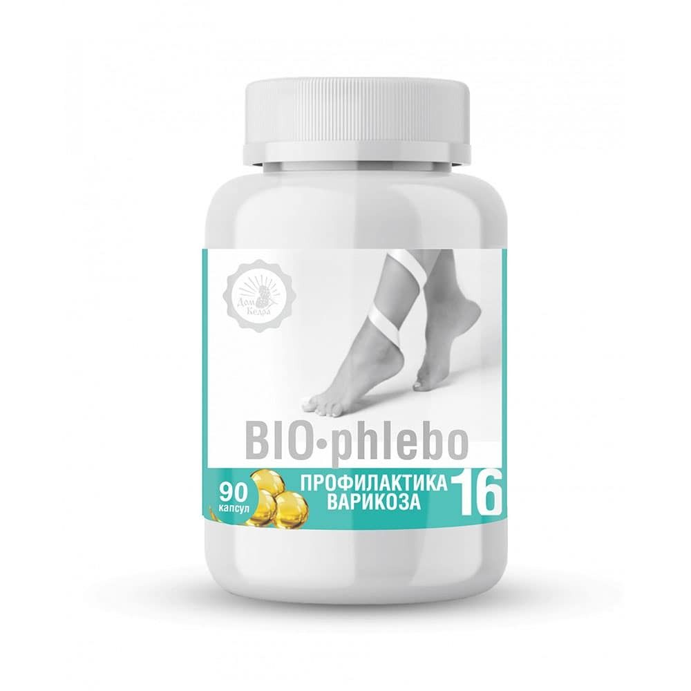 Капсулы здоровья для профилактики варикоза BIO-phlebo, Дом Кедра