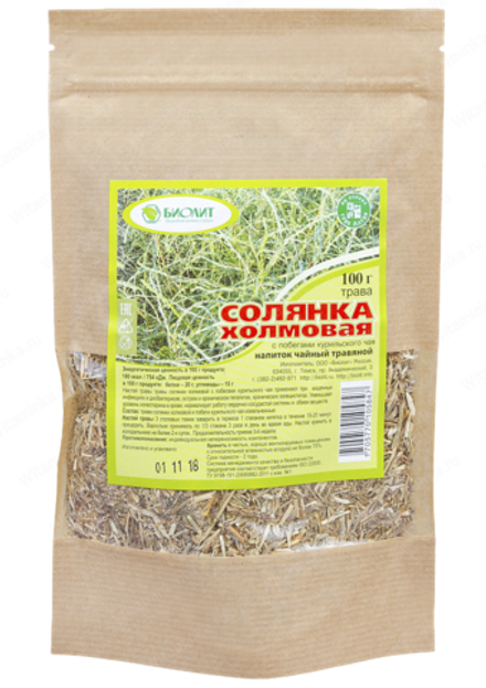 Травяной чай Солянка холмовая, Биолит, 100 гр