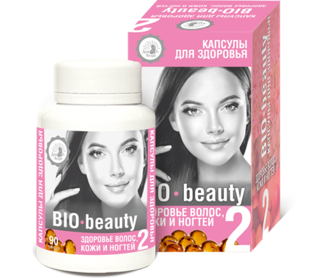 Капсулы здоровья, для волос, кожи и ногтей BIO-beauty, Дом Кедра, 90 капсул