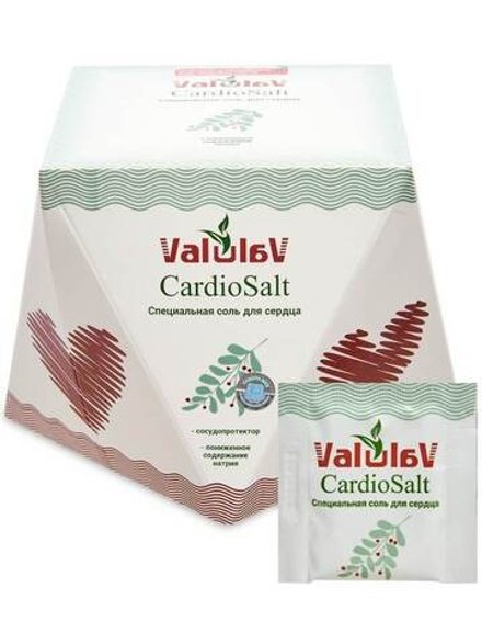 Соль для сердца ValulaV Кардио, Сашера-мед, 50 саше-пакетов по 3 гр