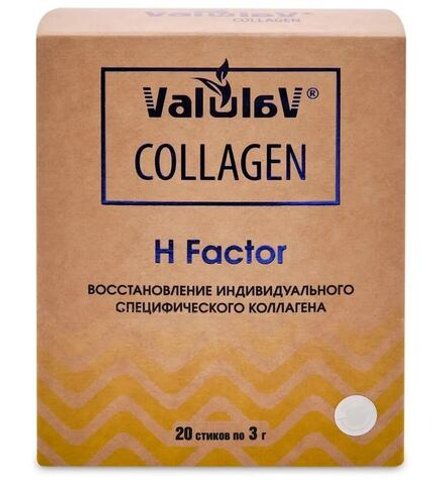 Концентрат пищевой ValulaV Collagen H Factor, Сашера-Мед, 20 стиков