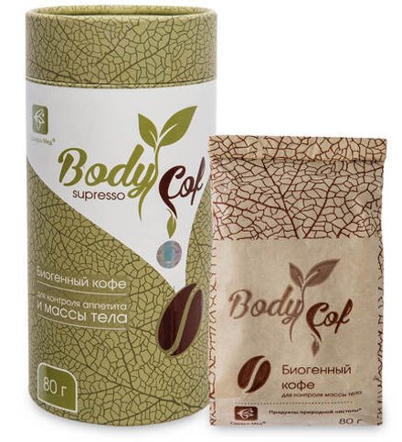 Кофе Body Cof supresso для похудения Утро, Сашера-мед, 80 г
