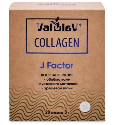 Концентрат ValulaV Collagen J Factor, Сашера-Мед, 20 стиков