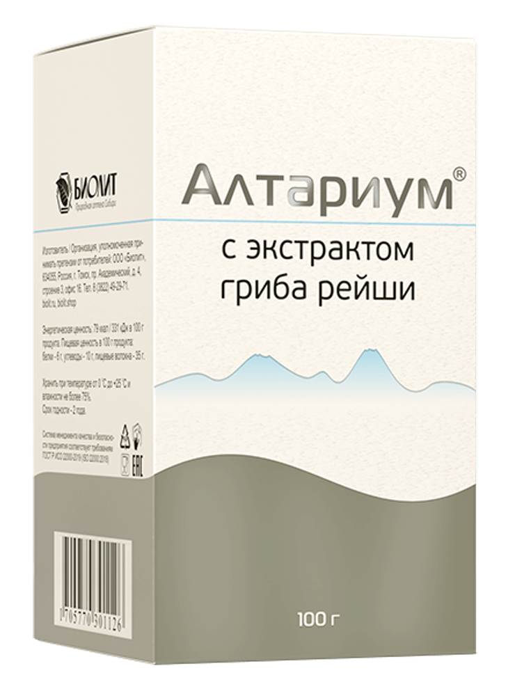 БАД Алтариум, Биолит, гранулы, 100 гр