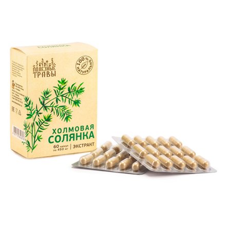 Солянка холмовая, Пчела и Человек, 60 капсул